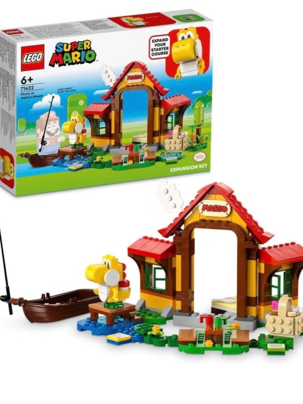 LEGO 71422 Super Mario Mario Picnic Expansion Set, Building Toy